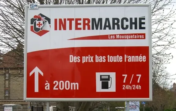 panneau publicitaire