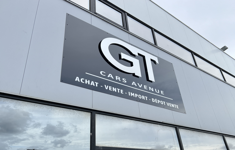 Enseigne aluminium