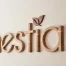 Lettrage en bois relief